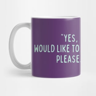 I would like to science please Mug